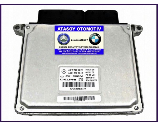 MERCEDES W211 E200CDI MOTOR BEYNİ 6469001000 6461500834 6461504672 6461505677 6461502872 6461506978 6461509678 6461508378 6461502178 0044464840 0034468940